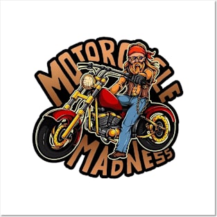 Motocycle madness Posters and Art